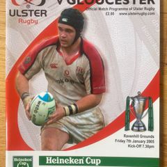 2005 Ulster v Gloucester - Heineken Cup Programme