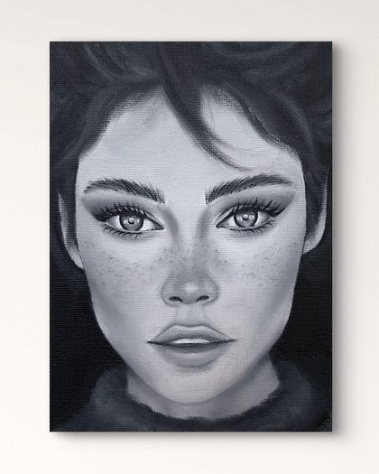 Original oil painting on canvas board