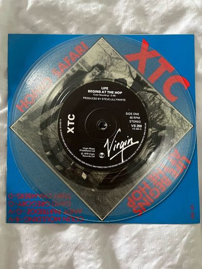XTC Life Begins At The Hop 7" clear