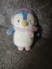 penguin keyring teddy