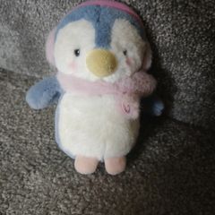 penguin keyring teddy