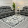 New 3+2 Sand Micro Fabric Recliner Sofas Image 5