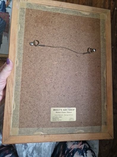framed cross stitch