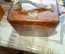 Pigeon Clock Housed Dovetail-Jointed Oak Case, Postage Available or Collection late 19th and early 20th century to record the arrival time of racing pigeons