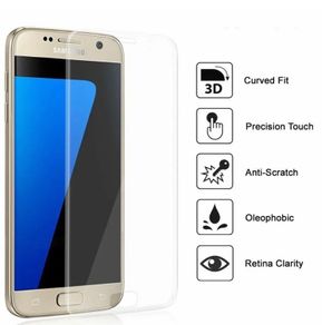 Full Tempered Glass Screen Protector for Samsung Galaxy S7 Clear Guard