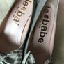 WEDGES - Le Babe Wedge Peep Toe Bow Shoes. Size 5 Image 8