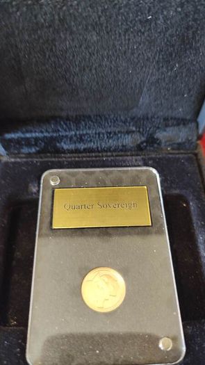 Gold coin Quater Sovereign - Elizabeth II