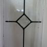 Antique Stunning Leaded Stained Glass Window Art 31" x 4,5" Image 5