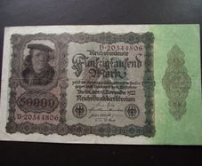 Germany. Reichsbanknote. 50000 Mark (19.11.1922)