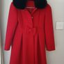 Red Christmas Coat Image 4