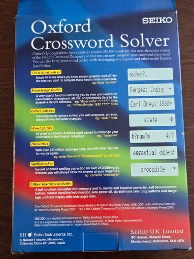 Oxford Crossword Solver