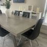 Contemporary grey dining table 200cm Image 4