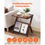 Rattan Coffee Table Z-Shaped Rattan Coffee Table 1-Tier for Living Room Image 4