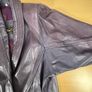Vintage Italian Vera Pelle Leather Jacket Womens Small - Burgundy -Shoulder Pads Image 10