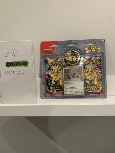 Pokemon Mega Evolution Ascended Heroes Blister Pack