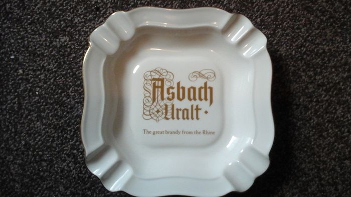 Ashtray by heinrich advertising Asbach Uralt Brandy