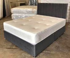 BRAND NEW SINGLE, DOUBLE AND King SIZE Divan Beds With Memory Foam Mattresses And Multiple Design Of Headboards Instock