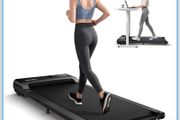 Walking Pad Treadmill, 6km/h Under Desk Treadmill for Home, 2.5HP Quiet Portable Electric Running Pad, Office Mini Walking Machine, 300LBS Capacity, Remote &amp; LED Display, No Assembly
