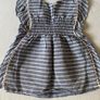 Girl's Blue and White Striped Top/Dress | 3-4 years New Image 4
