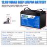 EASUN LiFePo4 Battery 100AH  Lithium Solar Portable Battery 12V Built-in BMS Grade A 6000 Cycle Solar Camping PL STOCK  12V 100Ah LiFePo4 Battery Pack Lithium Batteries Built-in BMS For Solar Boat RV Electric Vehicle   Compared with traditional lead-acid Image 3