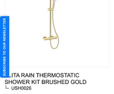 Sonas alita brass shower