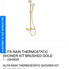 Sonas alita brass shower