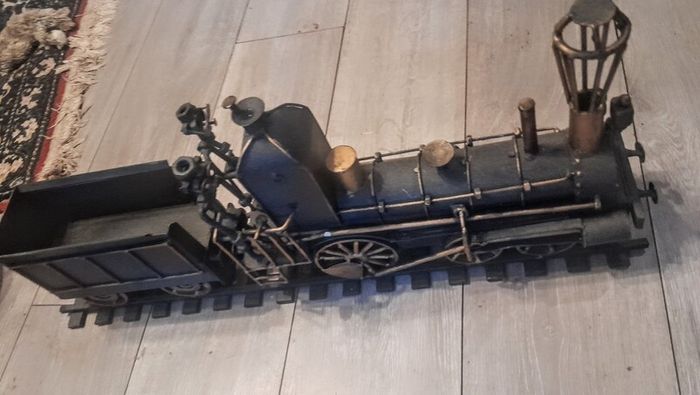 Massive cast iron train unique item