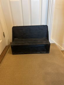 Black shelf