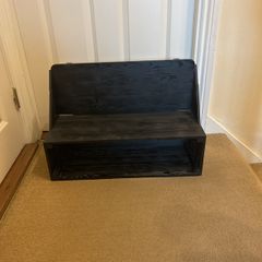 Black shelf