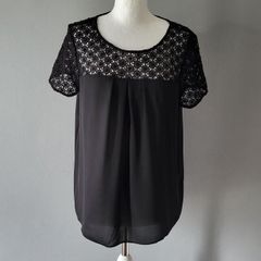 F&F black top with lace, Size 12