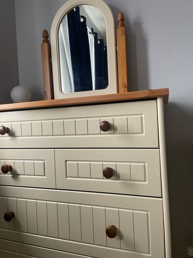 Chest of Drawers and Mirror