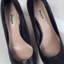 DUNE Navy Round Toe High Heels Sz 41 (Fit 8-8.5UK) Image 10