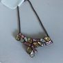 New crystallised  statement piece  necklace beautiful bought in  NY Image 8