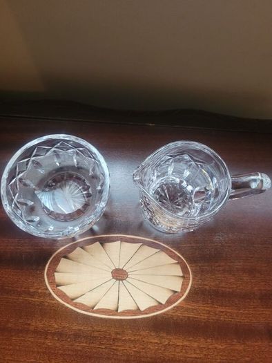 Waterford Crystal Milk Jug & Sugar Bowl