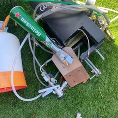 Professional Draft Beer Cooler & Twin Tap Setup