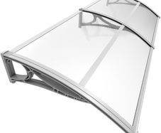 Front Door Canopy Outdoor Awning, Rain Shelter for Back Door, Porch, Patio, Window, 200 x 80 cm