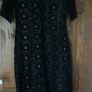 Ladies Black lace Dress Size 12 New Image 3