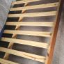 Solid Wood Double Bed Frame Good Condition Image 2