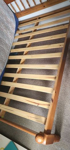 Solid Wood Double Bed Frame Good Condition