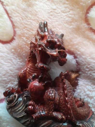 Red dragon ornament