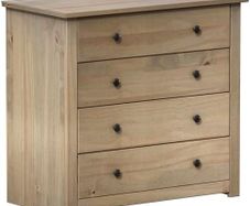 Panama 4 Drawer Chest Solid