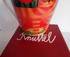 new Graham Knuttel Fanta the cat mug in box