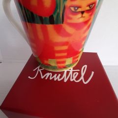 new Graham Knuttel Fanta the cat mug in box