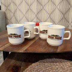Vintage Carrigdhoun Irish Pride Advertising/Marketing Pottery Mugs