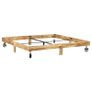 Bed Frame Solid Mango Wood 200x200 cm Image 9
