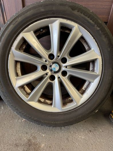 4 BMW alloy wheels with good tyres 225/55/R17 101W