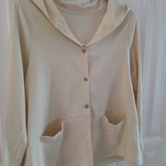 Lightweight Buttoned Hoodie New