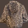 Girl's Winter Leopard Print Jacket Image 3