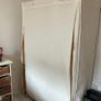 Wooden Canvas Wardrobe Image 3
