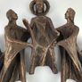 Mid Century Bronze sculpture of Jesus 'The sermon on the mount' by Ernst gunzkofer Image 6